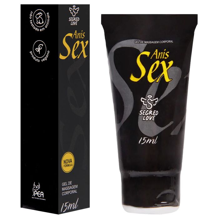 Anis Sex Gel Facilitador Anal 15ml Segred Love