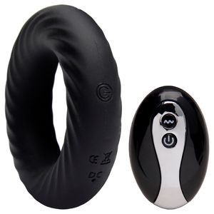 Anel Peniano Vibrador 10 Modos Remoto Sexy Import