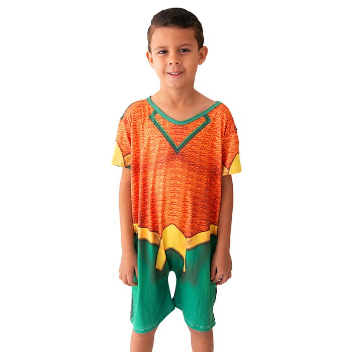 Pijama Infantil Fantasia Acqua Man Gota De Sonho