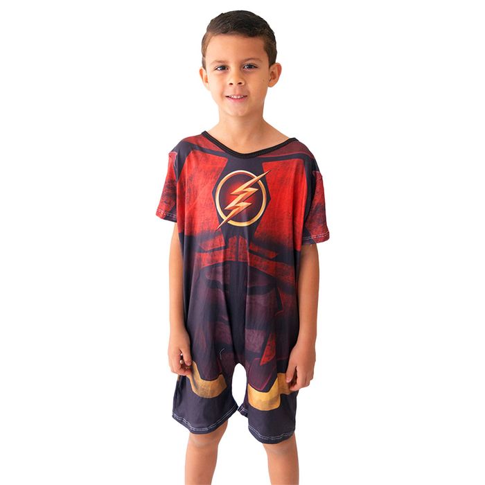 Pijama Infantil Fantasia Flash Gota De Sonho