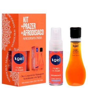 Kit Prazer Afrodisíaco óleo E Aromatizador Kgel