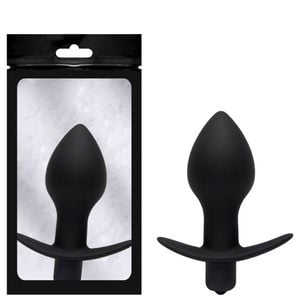 Plug Anal Vibrador Bateria Lr44 8,7 X 4cm Sexy Import