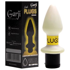 Plug Anal Com Lubrificante Siliconado 15ml Garji