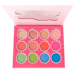 Paleta De Sombras 12 Cores Hb1085 Melu Ruby Rose