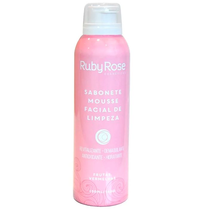 Sabonete Mousse Facial Hidratante 150ml Ruby Rose