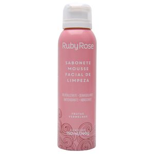 Sabonete Mousse Facial Hidratante 150ml Ruby Rose