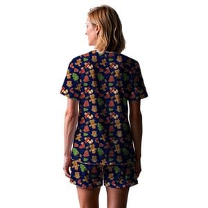 Pijama Americano Biscoito De Natal Gota De Sonho