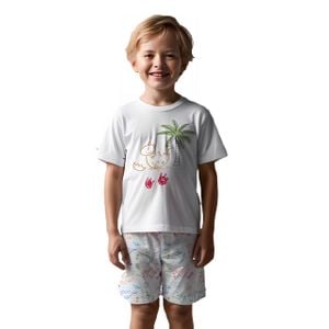 Pijama Davi Infantil Dino Gota De Sonho