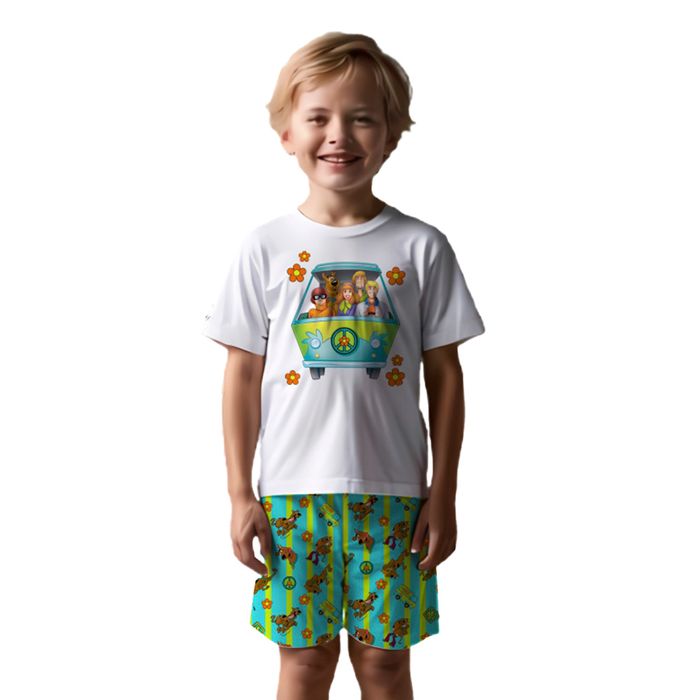 Pijama Davi Infantil Scooby-doo Gota De Sonho