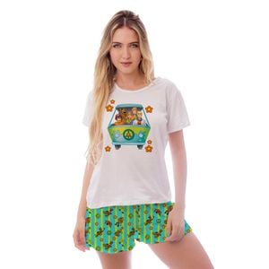 Pijama Curto Gabi Scooby-doo Gota De Sonho