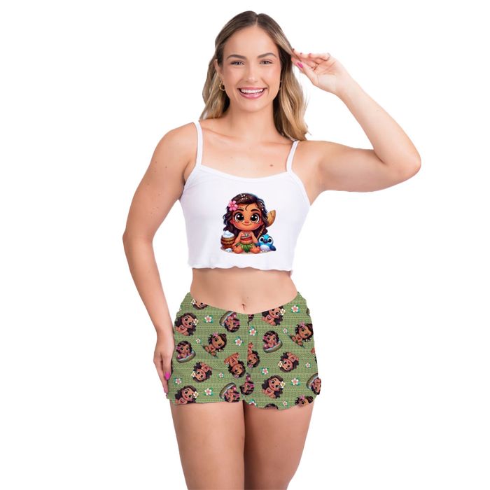 Pijama Virgínia Moana Baby Gota De Sonho