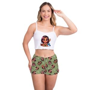 Pijama Virgínia Moana Baby Gota De Sonho