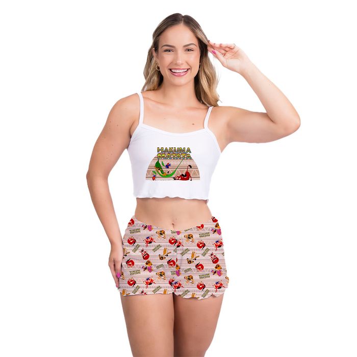 Pijama Virgínia Hakuna Matata Gota De Sonho