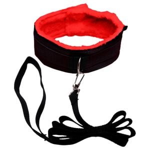 Kit Sado Bondage Preto Com Vermelho Sexy Import