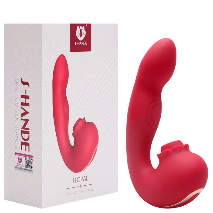 Vibrador Pulsações E Tapping Floral Sexy Import