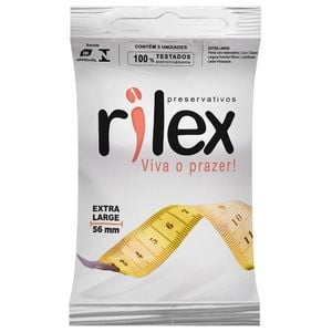 Preservativo Extra Large 03 Unidades Rilex