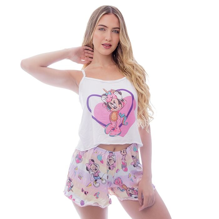 Pijama Curto Vivi Minie 4 Gota De Sonho