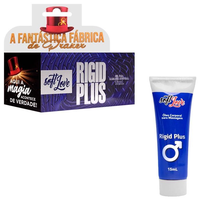 Rigid Gel Masculino Pênis Duro 15ml Soft Love