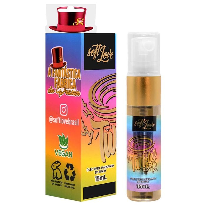 Twister Jatos Excitante Unissex 15ml Soft Love