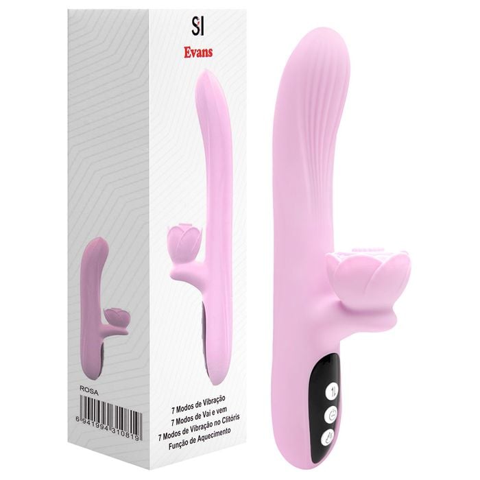 Vibrador Ponto G Evans Aquecimento Sexy Import