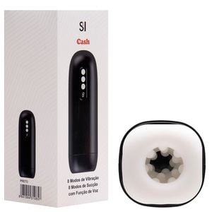 Masturbador Cash Vibração E Sucção Sexy Import