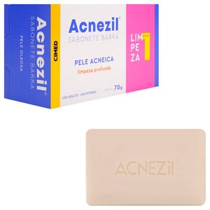 Acnezil Sabonete Barra Pele Acneica 70g Cimed