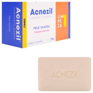 Acnezil Sabonete Barra Pele Oleosa 70g Cimed