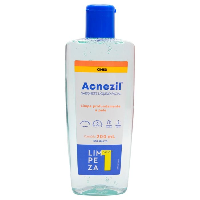 Acnezil Sabonete Líquido Facial 200ml Cimed