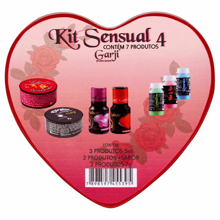 Kit Sensual 4 Completo Garji