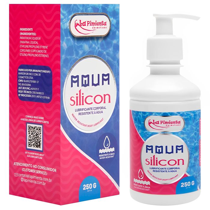 Lubrificante Aqua Silicon 250g La Pimienta
