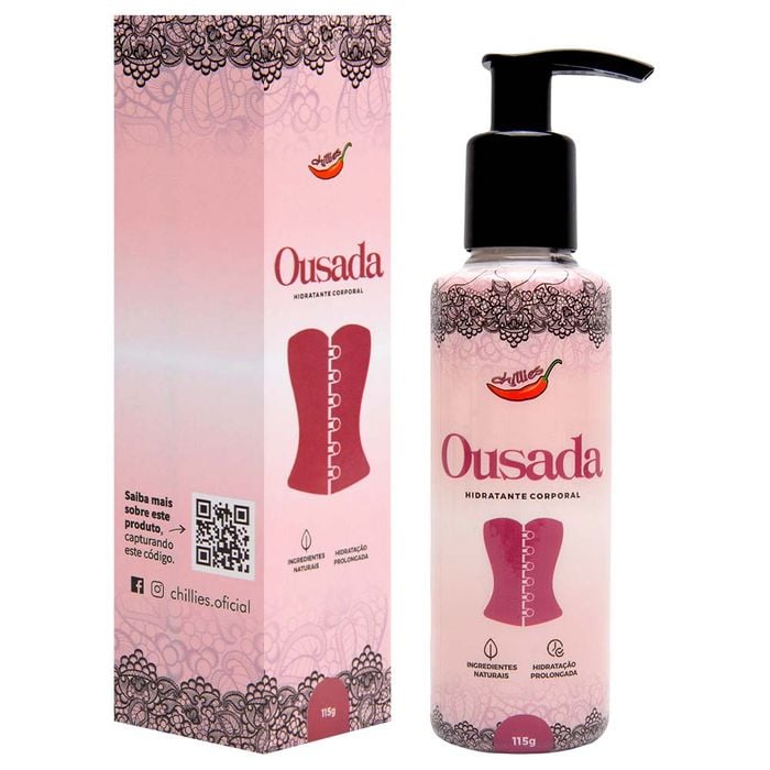 Ousada Creme Hidratante Sensual 115g Chillies