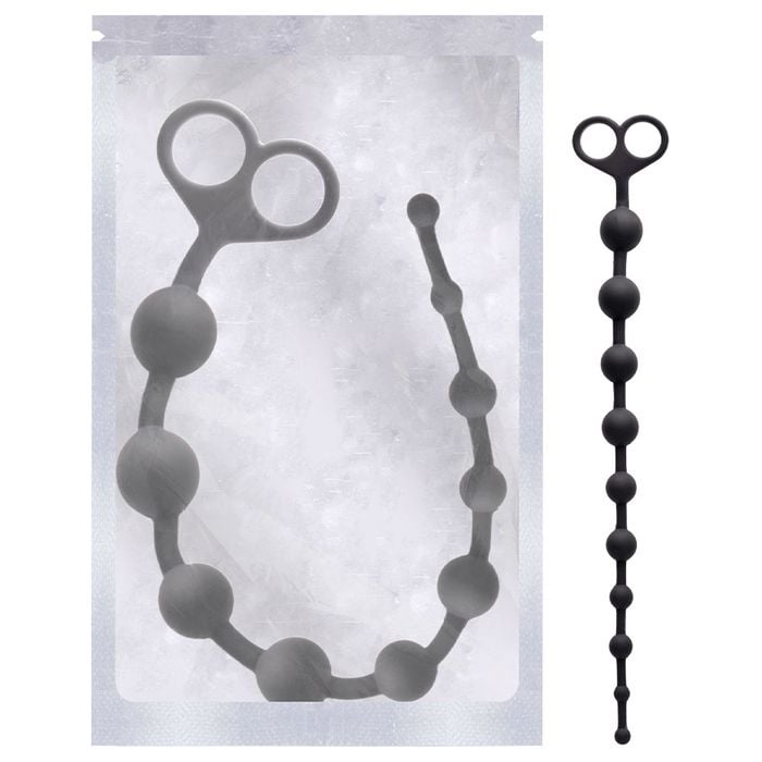 Plug Anal Escalonado Silicone 10 Esferas Vipmix