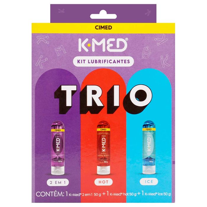 Kit Trio K-med Lubrificantes 150g Cimed