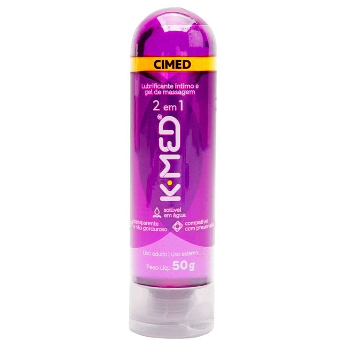K-med 2 Em 1 Lubrificante íntimo 50g Cimed