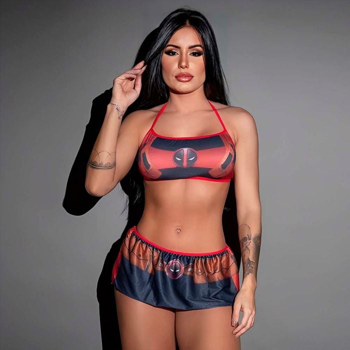 Fantasia Fetiche Deadpool Pimenta Sexy