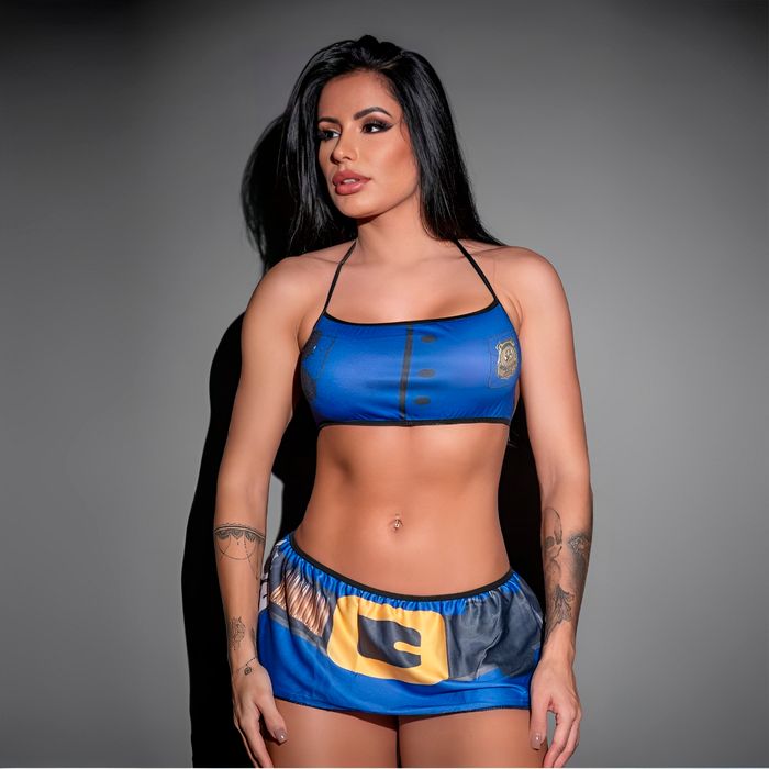Fantasia Fetiche Policial Pimenta Sexy