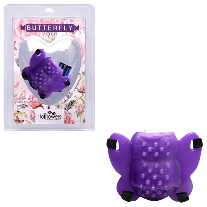 Butterfly Vibrador Estimulador Feminino Hot Flowers