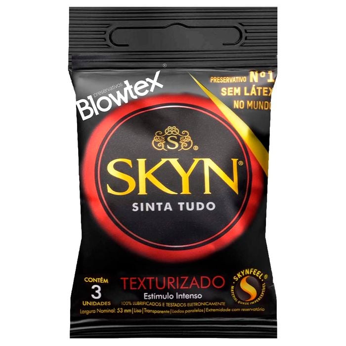 Preservativo Skyn Texturizado 03 Unidades Blowtex