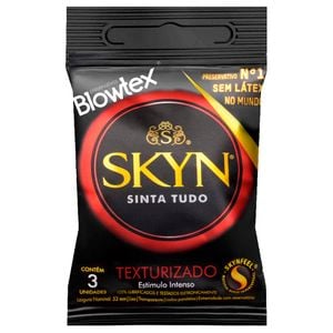 Preservativo Skyn Texturizado 03 Unidades Blowtex