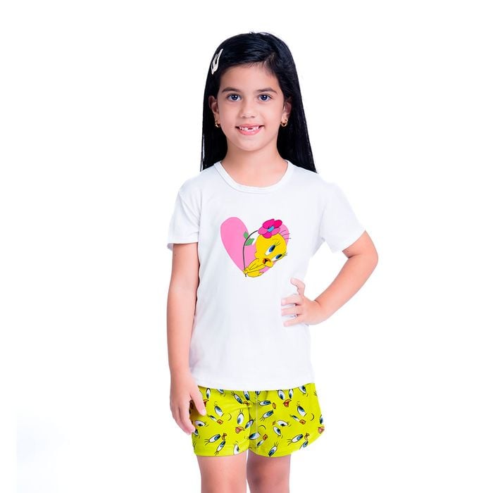 Pijama Lana Infantil Piu Piu 2 Gota De Sonho