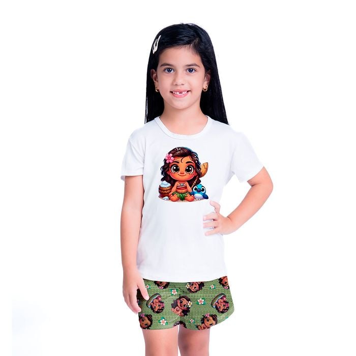 Pijama Lana Infantil Moana Baby Gota De Sonho