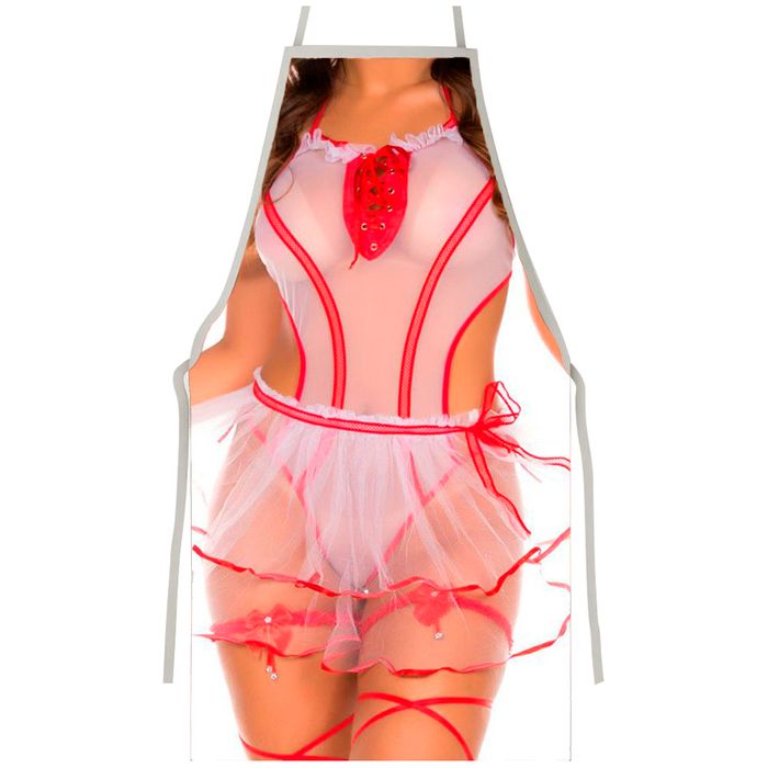 Avental 13 Sensual Fantasia Pimenta Sexy