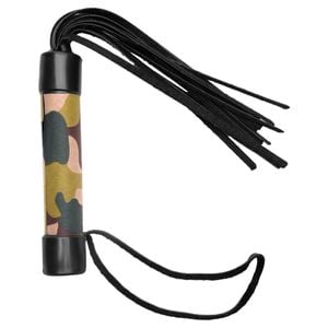 Kit Tiazinha Com Chicote 20cm Luxo Camuflado Dominatrixxx
