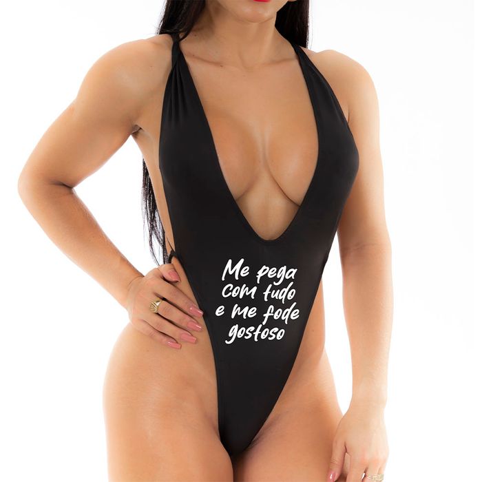 Body Proibidona Me Pega Com Tudo Pimenta Sexy