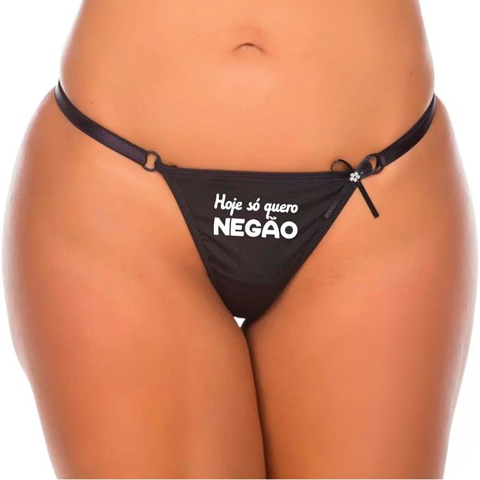 Fio Dental Hoje Só Quero Negão Pimenta Sexy