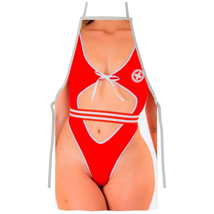Avental 17 Sensual Mulher Salva Vidas Pimenta Sexy