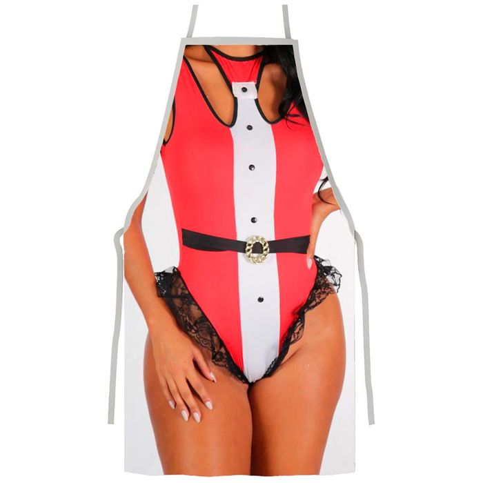 Avental 10 Sensual Mamãe Noel Pimenta Sexy
