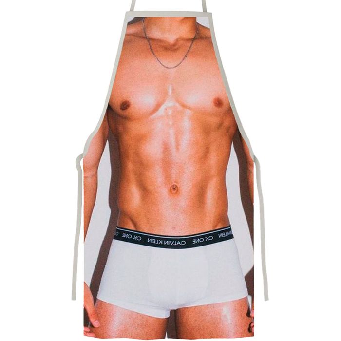 Avental 7 Sensual Homem Cueca Ck Pimenta Sexy