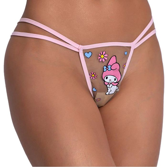 Fio Dental Transp Cute Blossom Pimenta Sexy