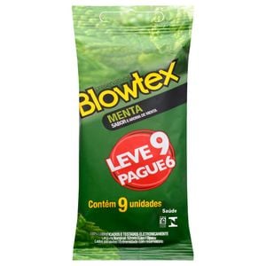 Preservativo Sabor Menta 06 Unidades Blowtex